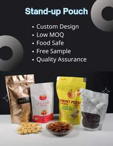 กระเป๋าพลาสติกแบบตั้งได้สำหรับใส่ขนมขบเคี้ยวมีซิปถุงใส่เม็ดมะม่วงหิมพานต์ - Product Image 4