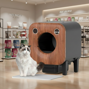 OEM Nouveau <span class=keywords><strong>Modèle</strong></span> XXXL <span class=keywords><strong>Bac</strong></span> <span class=keywords><strong>à</strong></span> <span class=keywords><strong>Litière</strong></span> Électrique Intelligent Autonettoyant pour Chat avec Désodorisation Nouvel Air 75L Espace Intérieur Support 15KG Chat - Product Image 5