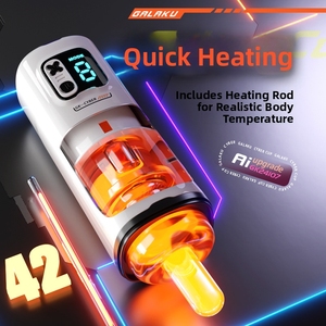 Scarletsin P-35 L70MC-B-LCD Kablosuz Siber Yerçekimi Uçak Kupası Yapay Zeka Destekli Esnetilebilir İnteraktif Erkek Mastürbatörü Yetişkin Oyuncağı - Product Image 5