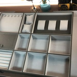 Dolap dolap depolama organizatör izle takı depolama ayarlanabilir sıralama kutusu - Product Image 6