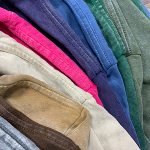 Nouveau sweat à capuche homme automne, élégant, anti-plis, délavé, coupe ample avec épaules tombantes et broderie - Product Image 6