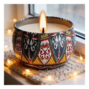 Unbranded Candle Vessel Empty Luxury Container <b>White</b> Lid For Wax Filling Evaluation Sample <b>Display</b> Program Retail - Product Image 5