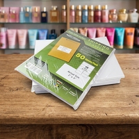 2000 feuilles d'étiquettes d'expédition en papier sans bois format A4 étiquette compatible à jet d'encre laser 6-up
