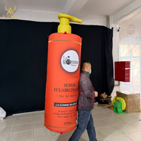 Costume de bouteille de marque cosmétique gonflable personnalisé pour la publicité