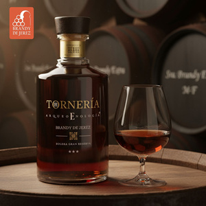 Brandy Español TORNERIA GRAN RESERVA, Hecho en España, 20 Años de Añejamiento, Edición Limitada, 700ml - Product Image 1
