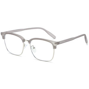 31130 Monturas de Gafas Rectangulares de Media Montura Unisex con Bloqueo de Luz Azul para Miopía, Lentes de PC, Origen Taizhou - Product Image 1