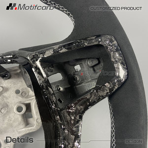 Volante Personalizado de Fibra de Carbono Forjado en Plata para Chevrolet Silverado 1500 RST LT Suburban Tahoe Blazer 2019-2024 - Product Image 4