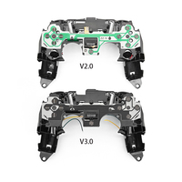 Marco Interno para Control de PS5, Soporte Interno para Sony PlayStation 5 V2.0 V3.0 con Carcasa de Repuesto para Gatillos L1 L2 R1 R2