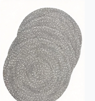 Napperons de table en polyester réutilisables, imperméables, résistants aux taches et antidérapants pour la cuisine et la salle à manger (vente en gros)