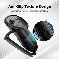 Housse de Protection en Silicone Ergonomique et Confortable avec Texture Antidérapante pour Console de Jeu VR
