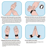 Bracelet Anti-mal des transports pour soulager les vertiges et les vomissements dans la voiture, le bateau, le voyage