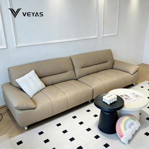 โซฟาหนังเทียมทรงกลมแบบมินิมอล รุ่นขายดีปี 2025 สั่งซื้อขั้นต่ำ 1 ชุด โซฟาหรูหรา 1 2 4 ที่นั่ง สำหรับบ้าน - Product Image 4