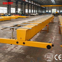 Conception de style européen 5 tonnes simple poutre pont roulant structure durable palan machine de levage grue de pont à poutre mobile
