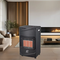Chauffage à gaz intérieur facile à assembler avec marquage CE Corps de vanne en cuivre infrarouge Chauffage à gaz intérieur pliable pour la chambre à coucher et le bureau