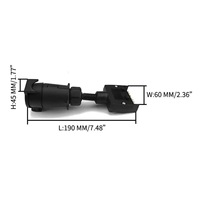 Australischer 7-Poliger Anhängerstecker zu Europäischem 7-Poligem Steckeradapter für Wohnwagen RV Camper Verkabelungsumbau