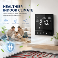 Termostato Inteligente WiFi para Caldera de Gas y Calefacción por Suelo Radiante Eléctrico OEM, para Eficiencia Energética