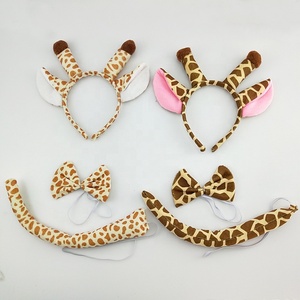 Accessoires de déguisement Halloween Cosplay Bandeau d'oreille <span class=keywords><strong>girafe</strong></span> en peluche pour décorations de fête - Product Image 2