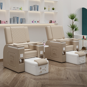 เก้าอี้ทำเล็บเท้าพร้อมฟังก์ชั่นครบครัน ปรับพนักพิงได้ พร้อมระบบนวดด้วยปั๊มน้ำ ระบบน้ำทิ้ง และอ่างล้างมือแบบแม่เหล็ก - Product Image 3