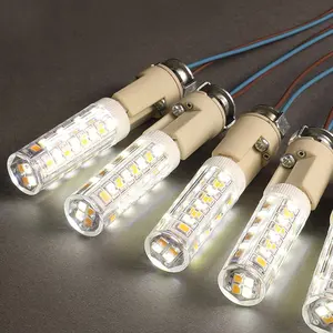 G9 220-240V 25W 40W 60W xách tay Bóng đèn Halogen Trắng Ấm 3000-3500k quả cầu 230V viên nang bóng đèn rõ ràng