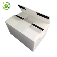 Caja de Plástico Corrugado Transparente de PP, Caja de Embalaje de Plástico, Ligera, Impermeable, Precio de Fábrica, Impresión Personalizada