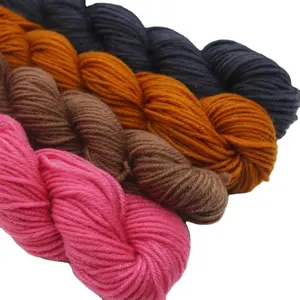 Multi-color Stock Top Grade Soft Blended Acrylic Hand-knitted Wool Yarn