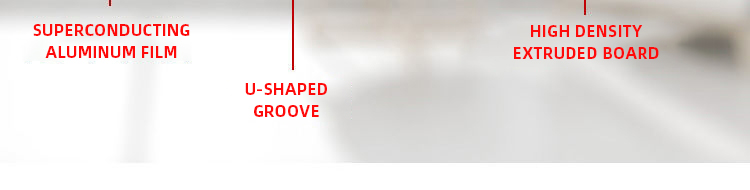 Durable Underfloor Heating Insulation Boards In Floor Heat Foam Board 30mm