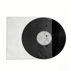 Manchons intérieurs pour disques vinyles de 7 pouces avec logo personnalisé imprimé, doublures en papier sans acide, manchons maîtres transparents pour disques vinyles - Product Image 5