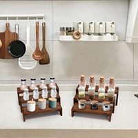 Présentoirs en bois : Petits supports en bois pour cupcakes et desserts, parfaits pour les événements commerciaux