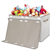 Boîtes de rangement pliables de grande taille au design populaire et compétitif avec couvercle pour enfants