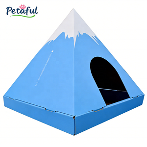 Nueva Cama para Gatos con Diseño Popular de Montaña <span class=keywords><strong>Fuji</strong></span>, Casa para Gatos en Forma de Triángulo, Tienda de Campaña, Cueva para Dormir - Product Image 4