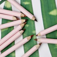 Crayons à lèvres crémeux personnalisés à marque privée, imperméables, marron rose, crayons à lèvres vegan