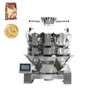 Balance multitête de haute qualité pesant la machine d'emballage alimentaire pour animaux de compagnie biscuits debout sac oreiller sac machine à emballer