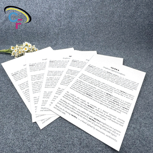 Chất lượng cao tùy chỉnh 300gsm màu đen và trắng tráng giấy tại chỗ UV gấp giấy chứng nhận chính thức Thẻ cho thương hiệu - Product Image 6