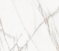 Carreaux de porcelaine en marbre poli blanc, carreaux de sol en porcelaine de luxe pour l'intérieur des villas