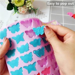 72 Cavities Mini Butterflies Mold Decorative <strong>Baking</strong> Tool <strong>Set</strong> for Cake Making Butterfly Cake Decorative Tool - Product Image 2