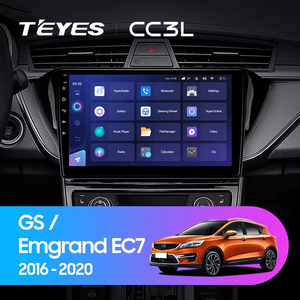 TEYES CC3L WIFI para Geely GS 2016 - 2020 Emgrand EC7 1 2018 - 2020 Radio de coche reproductor de vídeo Multimedia navegación estéreo Android - Product Image 2