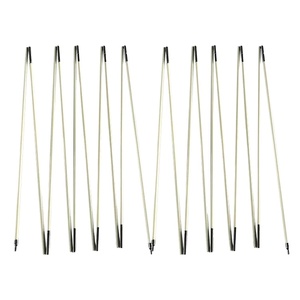 แท่งไฟเบอร์กลาสแข็งแบบกลวงใช้สำหรับอุตสาหกรรมเสาเต็นท์มีความยืดหยุ่นในการตั้งแคมป์ - Product Image 1