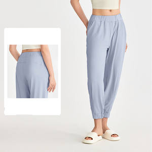 Pantalons de yoga rafraîchissants pour femmes Leggings coupe ample taille haute pantalons de salon amincissants Pilates pantalons de survêtement décontractés - Product Image 3