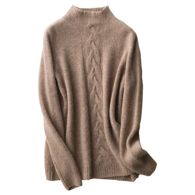 Hot sale stripe 100%cashmere sweaters for woman