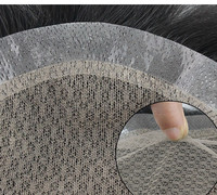 RE vente en gros toupet 100% cheveux humains vierges alignés Base en soie PU toupet pour hommes sacs en PVC cheveux chinois droits 1 pièce
