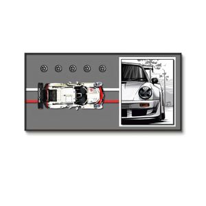 Marco de Exhibición de Arte Mural 3D de Superautos para Modelos de Coches de Carreras <span class=keywords><strong>Lego</strong></span> Technic, Decoración de Lujo Enmarcada, Regalo de Decoración de Arte Mural para Oficina y Hogar - Product Image 3
