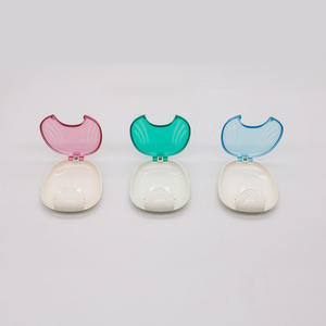 Estuche Transparente para Retenedores Dentales, Tipo Presión, con Forma de Concha, Caja de Almacenamiento para Cepillo de Dientes, Caja de Colocación para Dentaduras Postizas, para el Cuidado Dental - Product Image 2