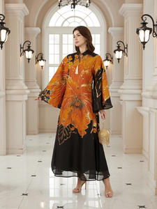 Abiti da festa africani da donna Ankara Dashiki Boubou Robe <span class=keywords><strong>Marocco</strong></span> Caftano Abbigliamento africano Vestito - Product Image 1