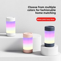 Diffuseur d'aromathérapie USB pour la maison et la voiture, purificateur d'air de bureau, effets lumineux, 300 ml, faible bruit, en plastique
