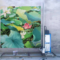 Máquina automática de pintura de pared y suelo 2 en 1, impresora de pared 3D, máquina de pintura, impresión de tinta de 3,5 m UV, impresora de pintura Mural de pared