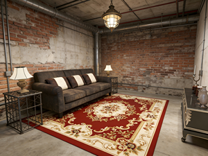 Alfombra Tejida Tradicional Wilton al Por Mayor de Fábrica, Estilo Persa para Sala de Estar - Product Image 5