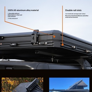 Tente <span class=keywords><strong>de</strong></span> toit rigide à ouverture instantanée pour SUV et camion, construction durable en tissu Oxford et alliage d'aluminium - Product Image 1