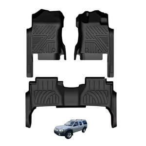 Hot Selling All Weather Waterproof Anti-Slip 5D TPE Custom Fit Floor Liners Right Hand <b>Driver</b> for Nissan Navara Car Carpet Mats - Product Image 2