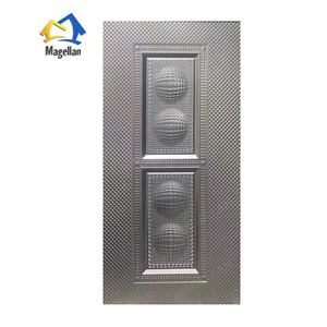 <span class=keywords><strong>Prix</strong></span> d'usine Nouveaux modèles Porte en relief Moulé Panneau estampé Peau de porte en acier à vendre - Product Image 6