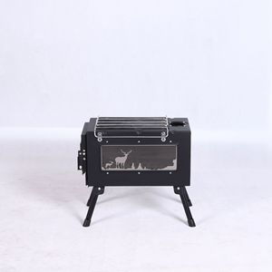 <span class=keywords><strong>Stufa</strong></span> Pieghevole Portatile per Campeggio e Picnic all'Aperto, con Finestra di Visualizzazione, per 3-5 Persone - Product Image 3